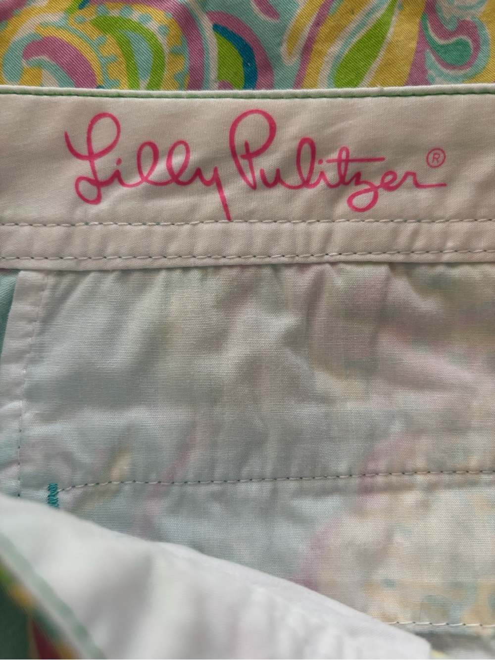 Lilly Pulitzer paisley buttercup shorts - Picture 4 of 7